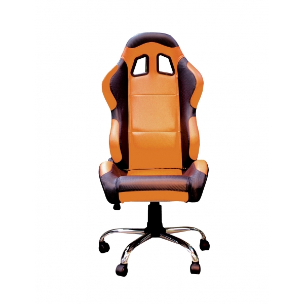 Fauteuil de bureau baquet Orange