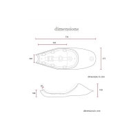 Selle moto Harley Sportster 04-09 noire ou marron C-RACER