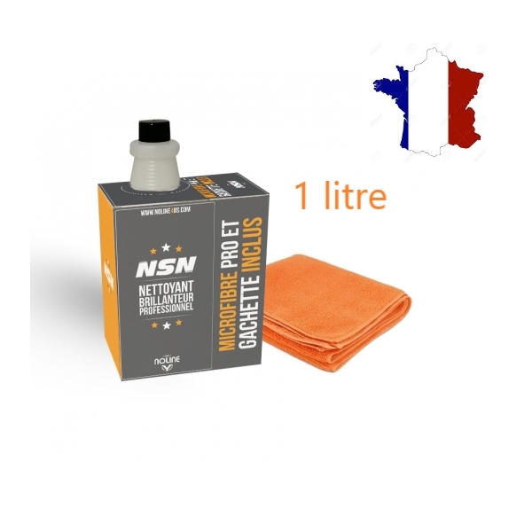 Noline Nettoyant Bidon 1 Litre + Microfibre + Gachette PRO