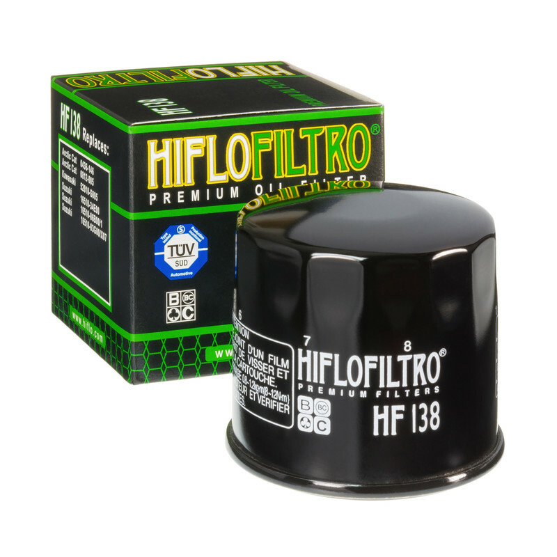 Filtre à huile HIFLOFILTRO Noir brillant - HF138 