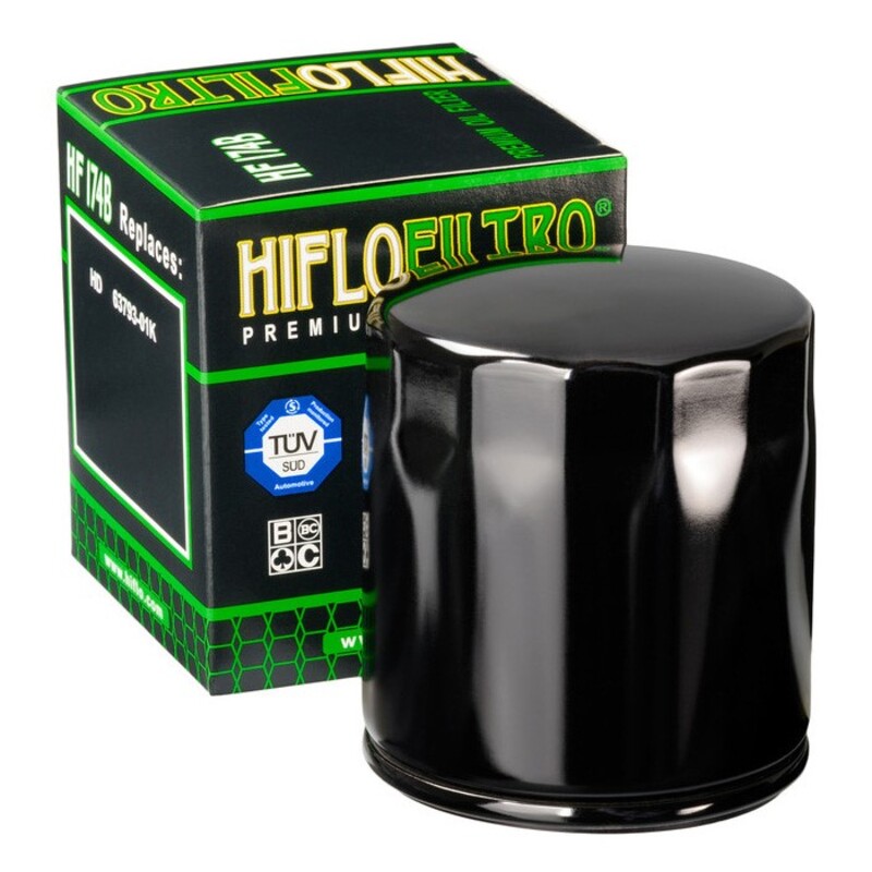 Filtre à huile HIFLOFILTRO noir brillant - HF174B 