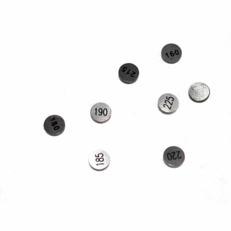 Pastilles de soupape TOURMAX Ø25X2,8mm - jeu de 2 