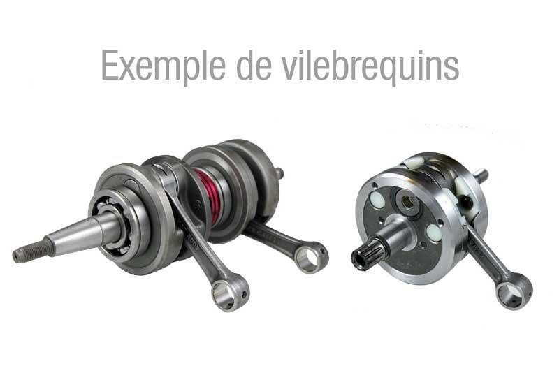 Vilebrequin complet HOT RODS type origine - Honda CRF150R 