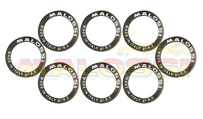 Jeu de galets MALOSSI 26x12,8mm 14gr - 8 pièces 
