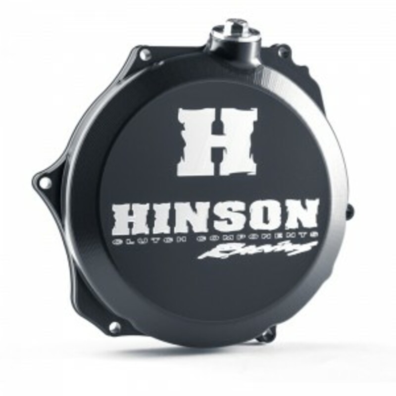 Couvercle de carter d'embrayage HINSON aluminium noir Honda CRF250R 