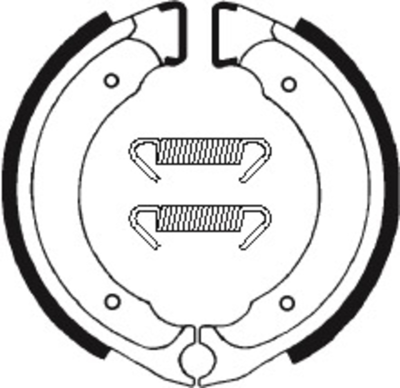 Mâchoires de frein TECNIUM Scooter/Quad organique - BA101 