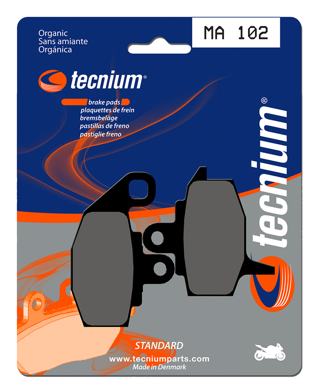 Plaquettes de frein TECNIUM route organique - MA102 