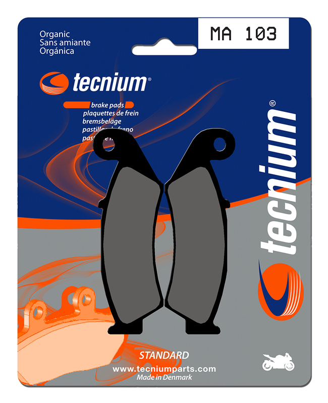 Plaquettes de frein TECNIUM route organique - MA103 