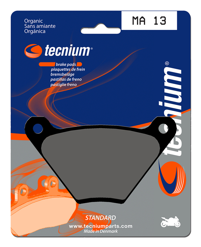 Plaquettes de frein TECNIUM route organique - MA13