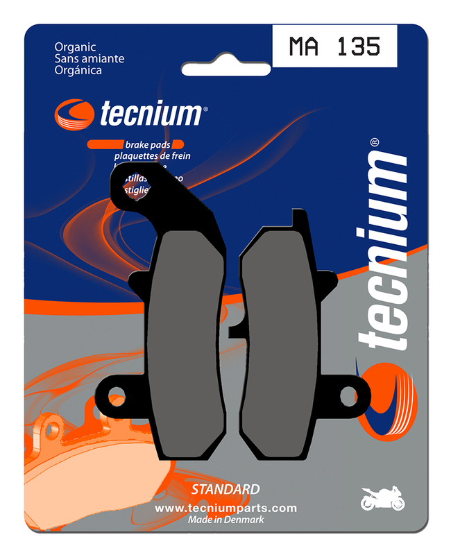 Plaquettes de frein TECNIUM route organique - MA135 