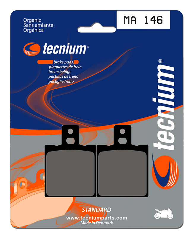 Plaquettes de frein TECNIUM route organique - MA146 