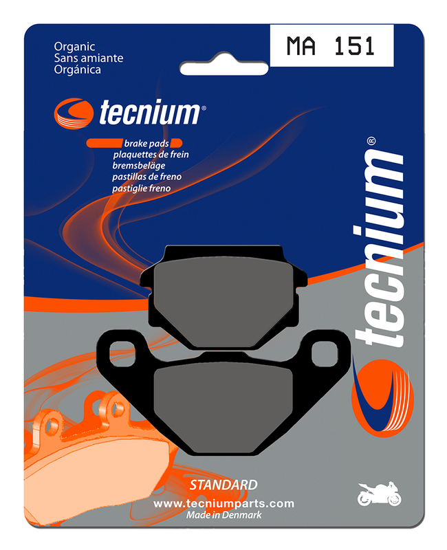 Plaquettes de frein TECNIUM route organique - MA151 