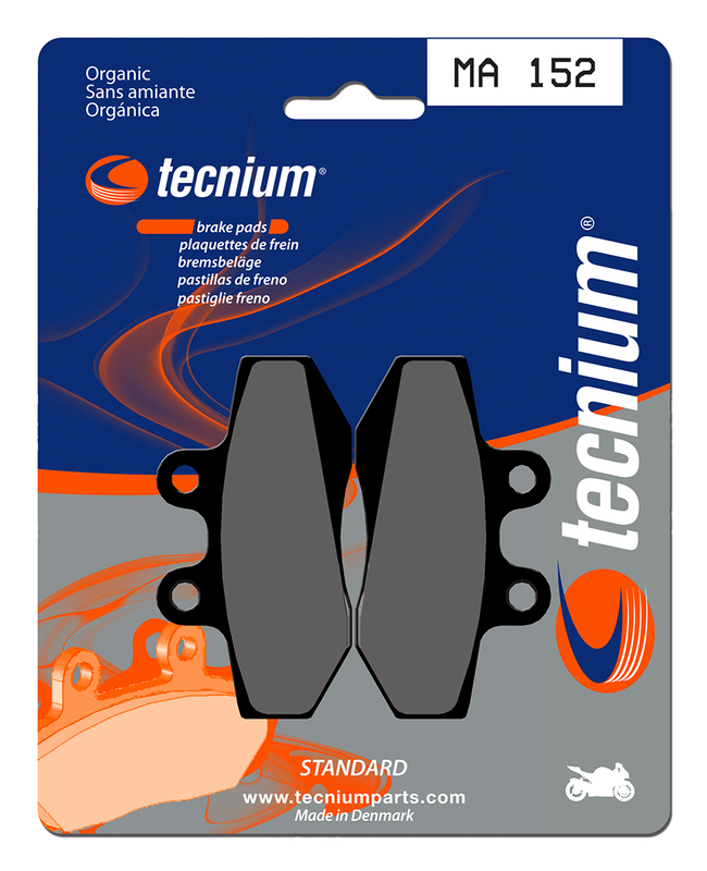 Plaquettes de frein TECNIUM route organique - MA152 