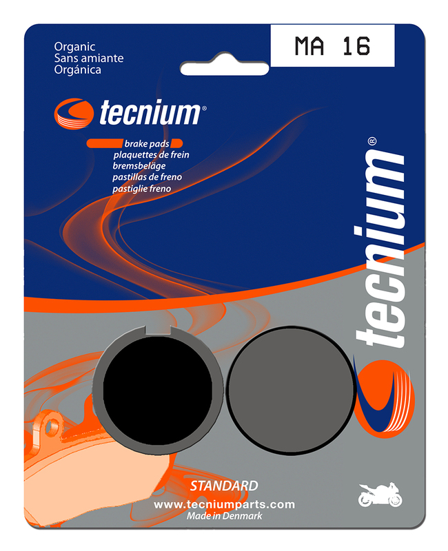 Plaquettes de frein TECNIUM route organique - MA16 