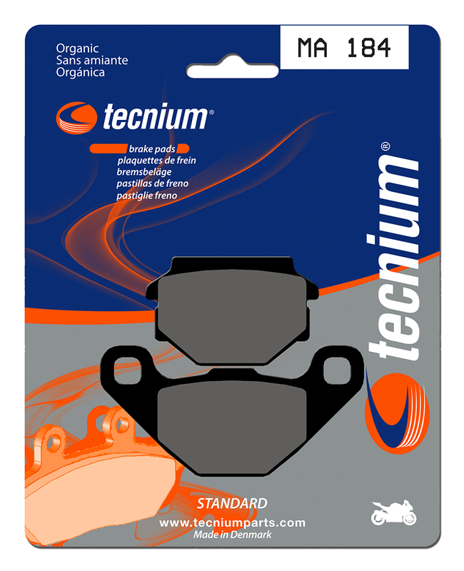 Plaquettes de frein TECNIUM route organique - MA184 