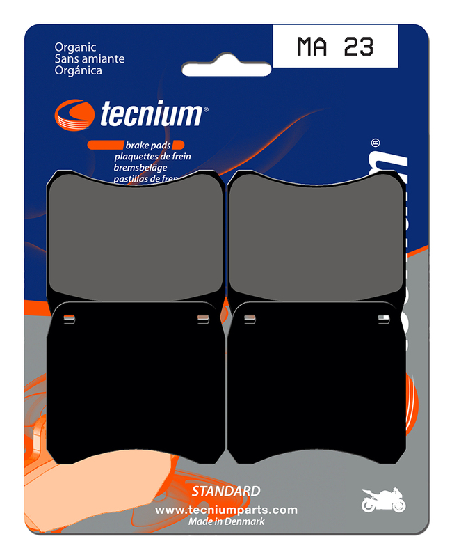 Plaquettes de frein TECNIUM route organique - MA23 