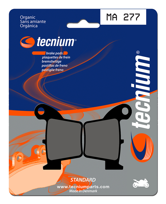 Plaquettes de frein TECNIUM route organique - MA277 