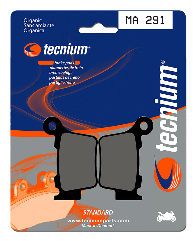 Plaquettes de frein TECNIUM route organique - MA291 