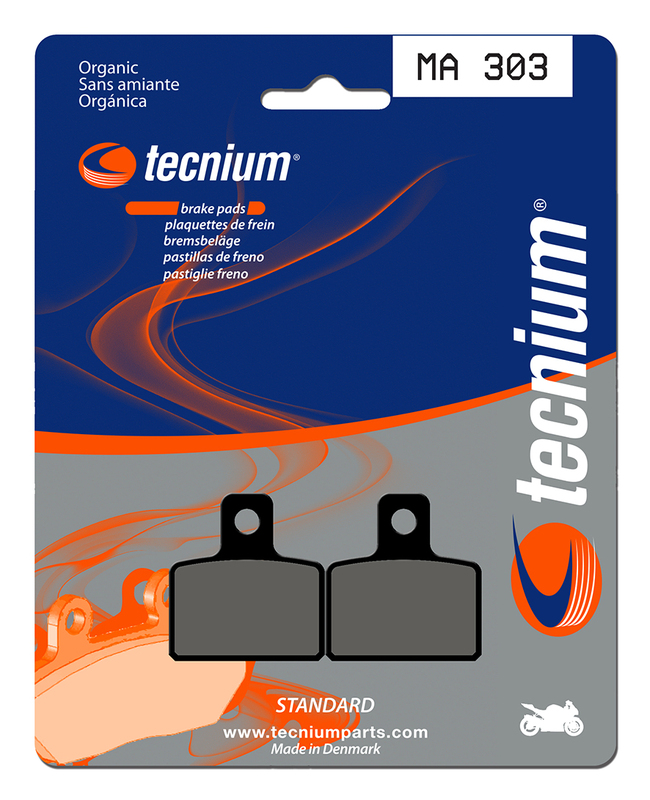 Plaquettes de frein TECNIUM route organique - MA303 