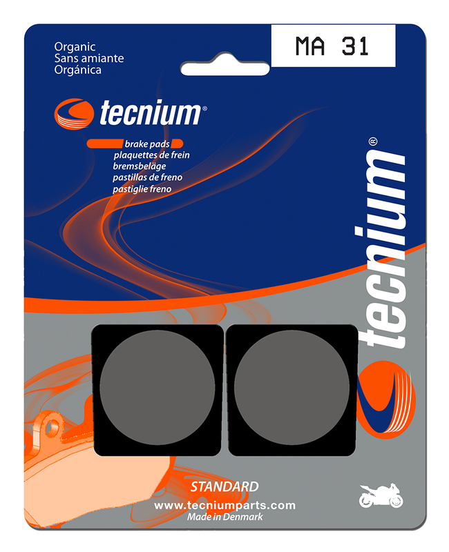 Plaquettes de frein TECNIUM route organique - MA31 