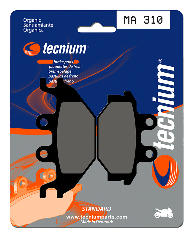 Plaquettes de frein TECNIUM route organique - MA310 