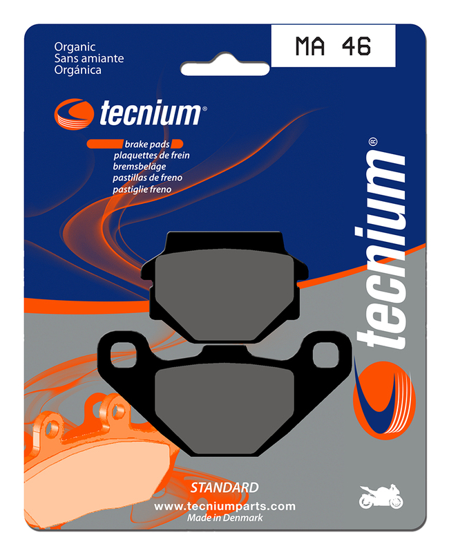 Plaquettes de frein TECNIUM route organique - MA46 