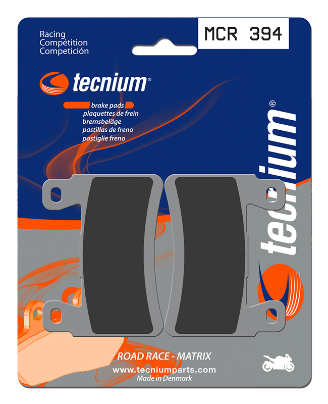 Plaquettes de frein TECNIUM Racing métal fritté carbone - MCR394 