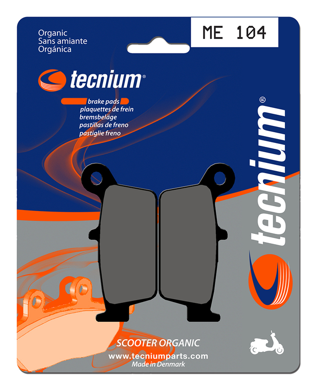 Plaquettes de frein TECNIUM Scooter organique - ME104 