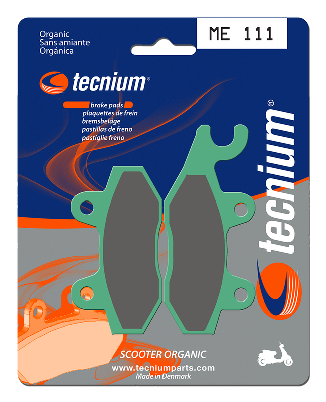 Plaquettes de frein TECNIUM Scooter organique - ME111 