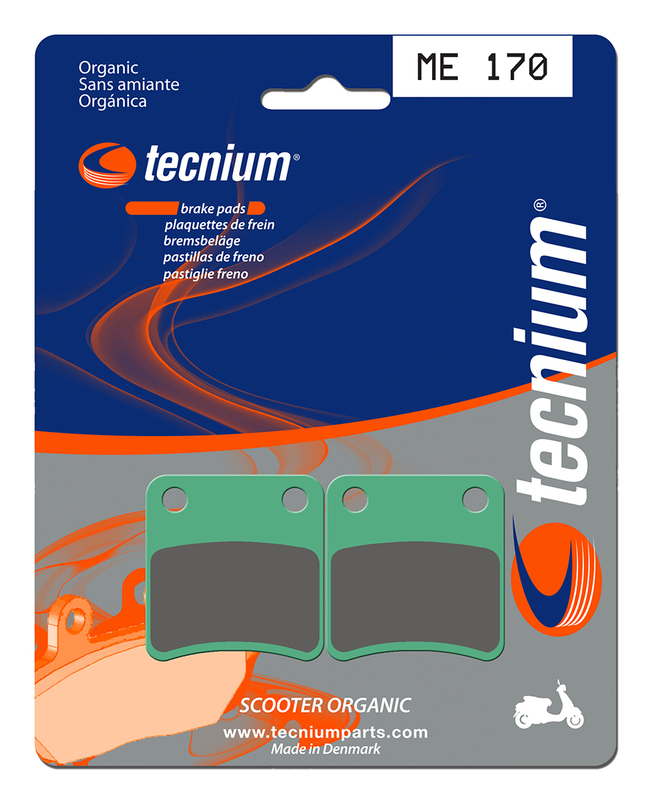 Plaquettes de frein TECNIUM Scooter organique - ME170 
