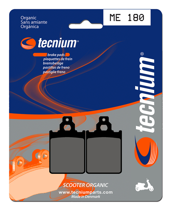 Plaquettes de frein TECNIUM Scooter organique - ME180 