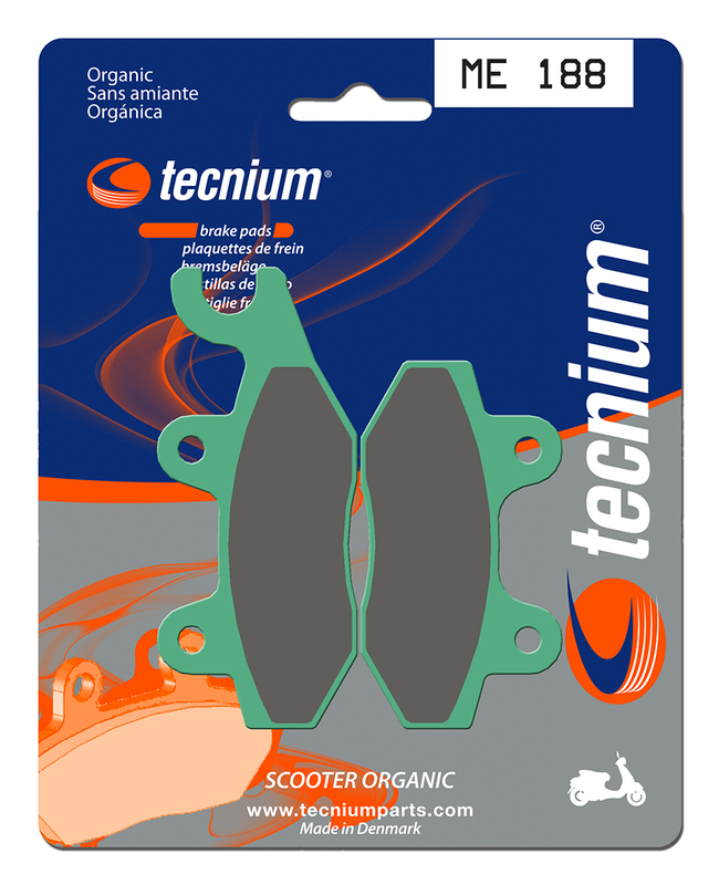 Plaquettes de frein TECNIUM Scooter organique - ME188 