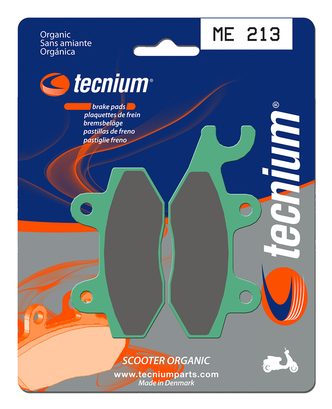 Plaquettes de frein TECNIUM Scooter organique - ME213 