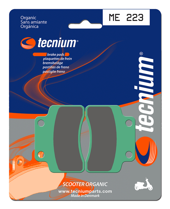 Plaquettes de frein TECNIUM Scooter organique - ME223 