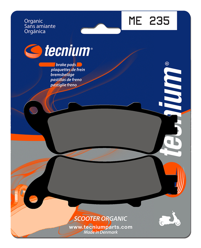 Plaquettes de frein TECNIUM Scooter organique - ME235 