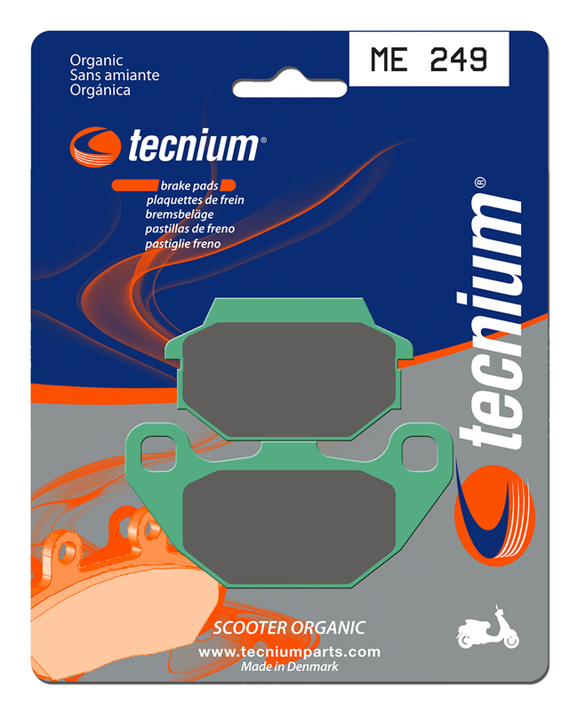 Plaquettes de frein TECNIUM Scooter organique - ME249 