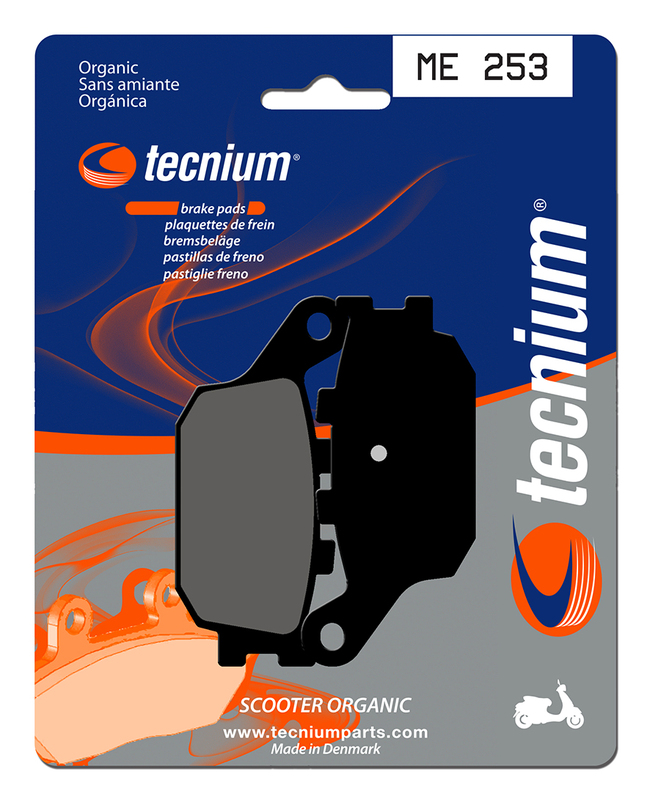 Plaquettes de frein TECNIUM Scooter organique - ME253 