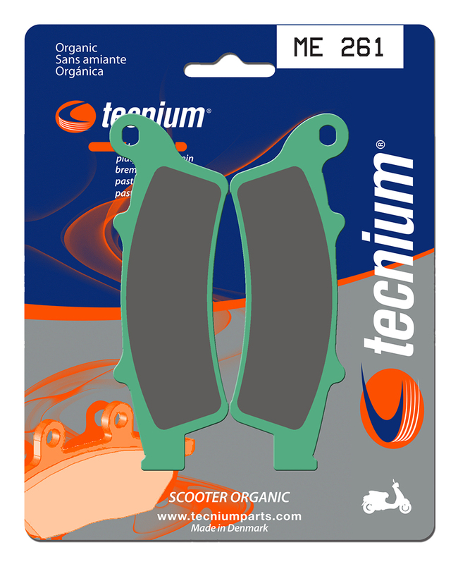 Plaquettes de frein TECNIUM Scooter organique - ME261 