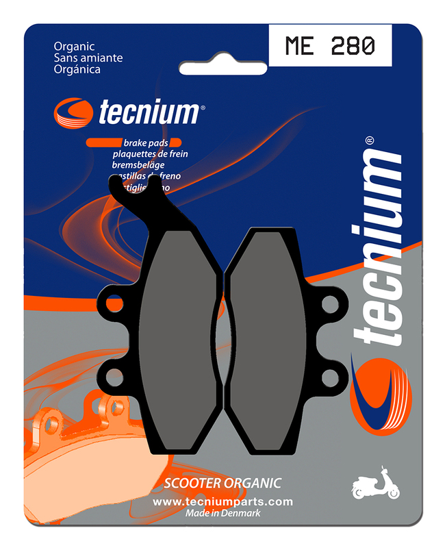 Plaquettes de frein TECNIUM Scooter organique - ME280