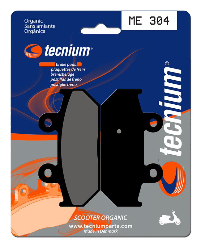 Plaquettes de frein TECNIUM Scooter organique - ME304 