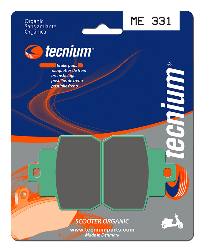 Plaquettes de frein TECNIUM Scooter organique - ME331 