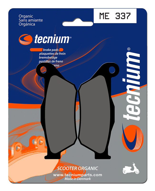 Plaquettes de frein TECNIUM Scooter organique - ME337 