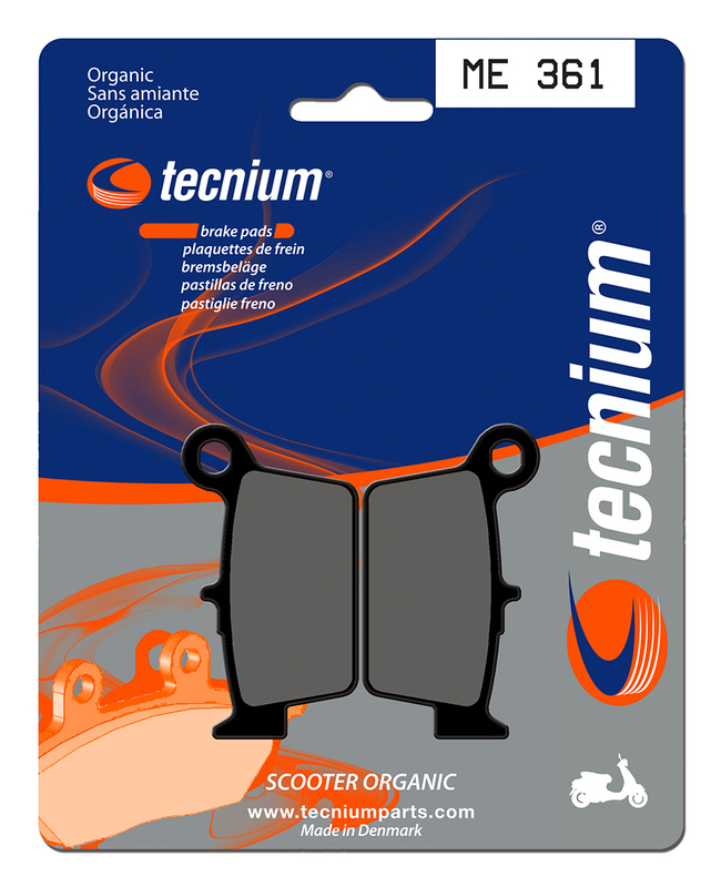 Plaquettes de frein TECNIUM Scooter organique - ME361 
