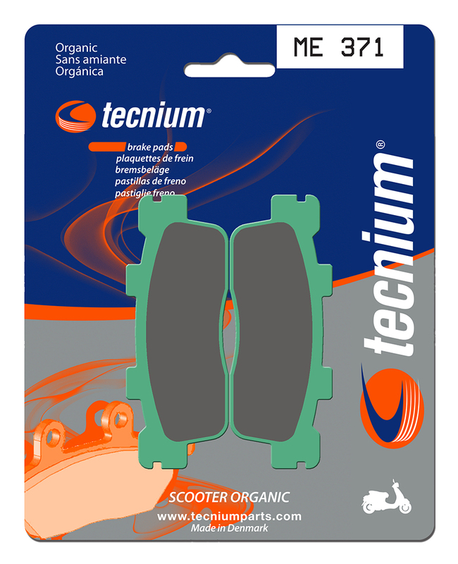 Plaquettes de frein TECNIUM Scooter organique - ME371 