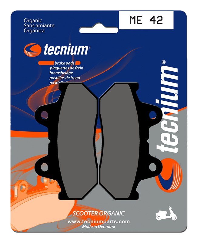 Plaquettes de frein TECNIUM Scooter organique - ME42 