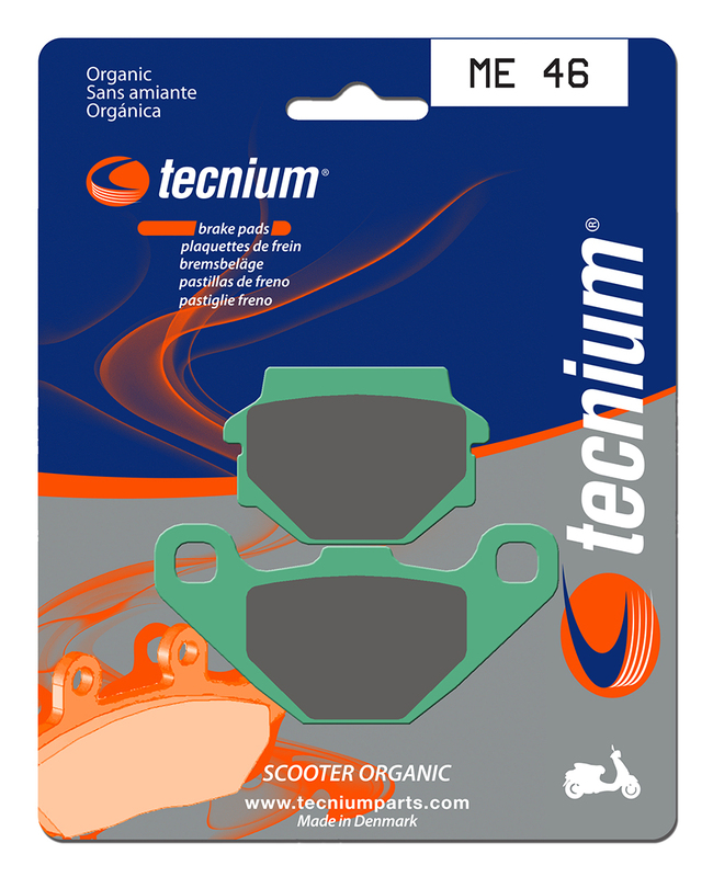 Plaquettes de frein TECNIUM Scooter organique - ME46 