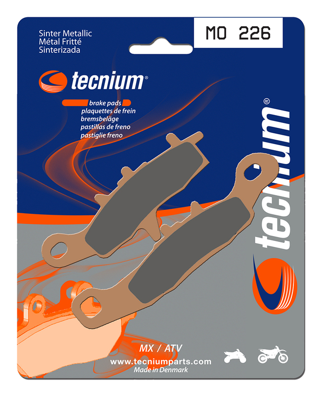 Plaquettes de frein TECNIUM MX/Quad métal fritté - MO226 