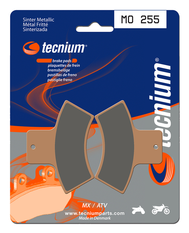 Plaquettes de frein TECNIUM MX/Quad métal fritté - MO255 