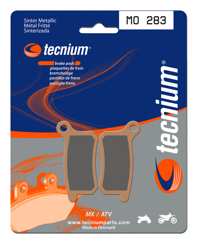 Plaquettes de frein TECNIUM MX/Quad métal fritté - MO283 