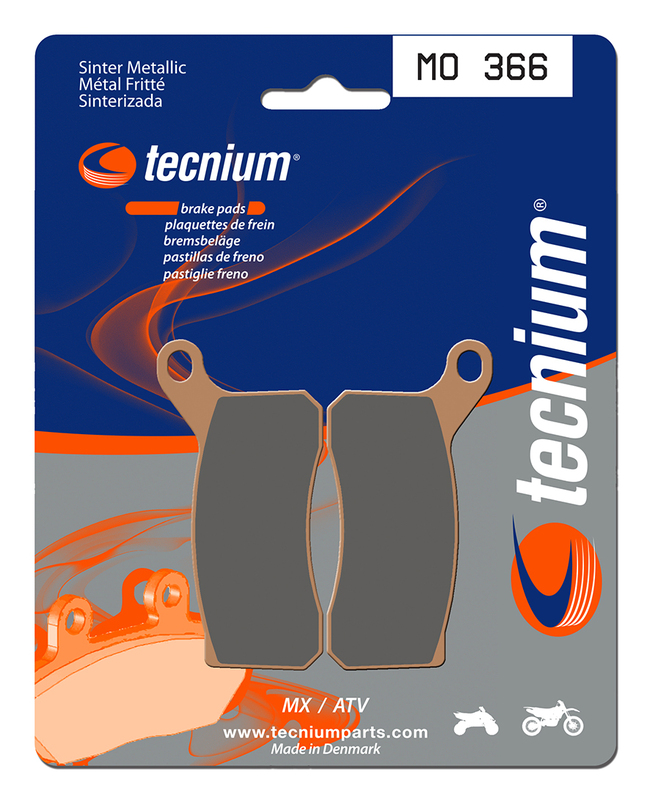Plaquettes de frein TECNIUM MX/Quad métal fritté - MO366 